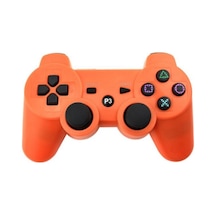 Ps3 Dualshock 3 Kablosuz Oyun Kolu Renk Seçenekli - Turuncu