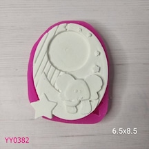 Yy0382 Fil Ay Yıldız Elips Çerçeve Silikon Kalıp