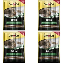Gimcat Tahılsız Kuzu Etli ve Tavuklu Sticks Kedi Ödül Çubukları 4'lü 4 x 5 G