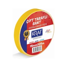 Çift Taraflı Bant 15 Mm X 25 Mt