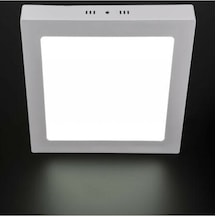 Beyaz Ledli 24 Watt Kare Sıva Üstü Led Panel Tavan Armatürü Spot Beyaz