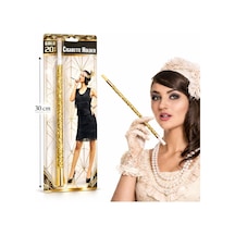 30 Cm Altın Gold Payetli Tutacağı 1920 Ler Gatsby Parti Aksesuarı - Yqbx-763322 Renkli