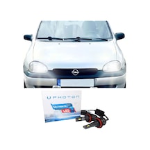 Opel Corsa B Led Xenon Uzun + Kısa Far Ampulü H4 Ultimate 9500 Lumens Yeni Seri Beyaz 1993-2000