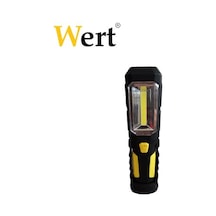 Wert 2612 Pilli Çalışma Lambası 3W Cob Led + 1 Led N11.14245 Çok Renkli