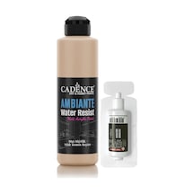 Ambiante Suya Dayanıklı Akrilik Boya Aw-16 Karton 250ml + Katalizör 10gr Beyaz Beyaz
