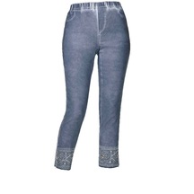Bulalgiy Kadın Mavi Payetli Işlemeli Pantolon - Bga806063