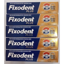 Diş Protez Yapıştırıcı Krem Plus Güçlü Tutuş 40 Gr X5 Adet