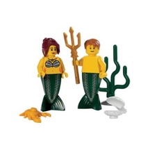 Lego Minifigür Merman And Mermaid Pi140a/pi139