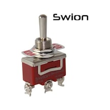 Mr-155s Toggle Swıtch Büyük Boy On -off- On 3 Bacaklı Vidalı İki Tarafa Yaylı Swıon 15a