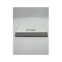 10 Adet 25x25 Cm Mdf Beyaz Pasta Altlığı Tıny Wonders Beyaz / Kahverengi