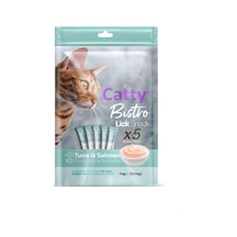 Catty Bistro Ton Balıklı Ve Somonlu Yetişkin Kedi Krema Ödülü 5 X 14 Gr