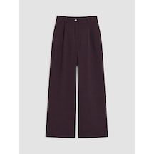 Lcw Vision Mürdüm Geniş Paça Pileli Kadın Pantolon