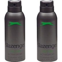 Slazenger Active Sport Yeşil Erkek Sprey Deodorant 2 x 150 ML