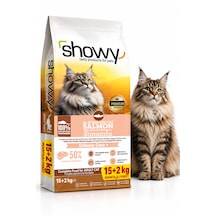 Showy Somonlu Kısırlaştırılmış Yetişkin Kedi Kuru Maması 15+2 Kg