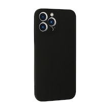 Apple iPhone Uyumlu - 13 Pro Max Kılıf Nano İçi Kadife Silikon - Siyah