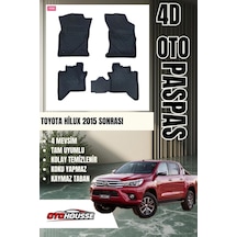 Toyota Hilux 2015 Sonrası Havuzlu Oto Paspas