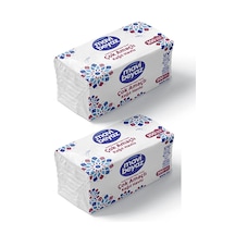 Mavi Beyaz Çok Amaçlı Kağıt Havlu 400 Yaprak Uv Teknolojisiyle Sterilize, %100 Selüloz, 2 Katlı 2 Paket