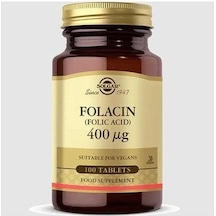 Solgar Folacin Folic Acid 100 Tablet