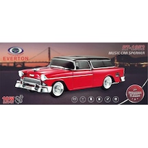 Everton Rt-1950 Kırmızı Bluetooth Fm-usb-tf-aux Şarjlı Nostaljik Radyo
