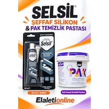Selsil Tüp Silikon + Pak Temizleme Set - 930381166
