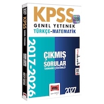 Yargı Yayınları 2027 Kpss Genel Yetenek Türkçe-matematik Konu Konu Tamamı Çözümlü 10 Yıl Çıkmış Sorular