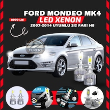 Ford Mondeo Mk4 2007-2014 Sis Farı Uyumlu Şimşek Etkilii Led Xenon Performance Series H8