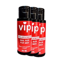 Vıp Erkeklere Özeı 3 Adet Xxxlbüyütücü 60 Ml Krem Uzunlukkalınlık Kremi