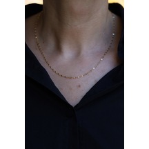 14 Ayar Altın 2 Mm Aynalı Zincir Kolye Zkm002