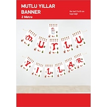 Yeni Yıl Yılbaşı Banner Mutlu Yıllar Afiş
