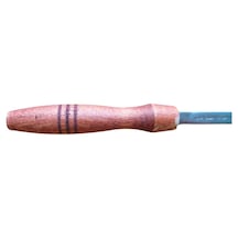 Tavuk Şişi Paslanmaz Çelik Ve Ahşap Saplı 10'lu - 60 Cm