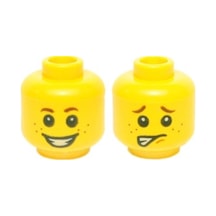 Minifigür Parçaları: Kafa: 3626pb1349