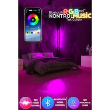 Luxe Rgb Akıllı Led Aplik / Abajur Bluetooth Kontrollü 256 Renk Ambiyans Işığı