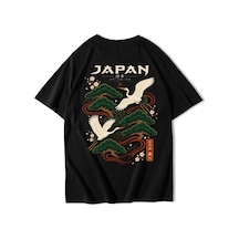 Brz Collectıon Brz Collection Unisex Oversize Japan T-shirt Siyah