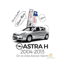 Bosch Aeroeco Opel Astra H 2004 - 2013 Ön ve Arka Silecek Seti