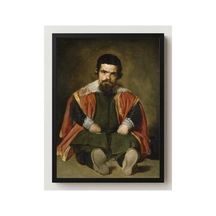 Rönesans Velázquez Sebastián De Morra Portresi Çerçevesiz Poster 21x30 Cm A4 Tablo Rönesans