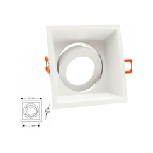 Puma Kare Beyaz Dekoratif Spot Ct-5003 Diğer