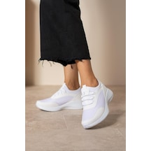 Jazz Club Beyaz Renk Ayakkabı sneaker ortapedik Ve Rahat şık Ayakkabı Beyaz