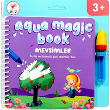 Lino Aqua Magic Book Mevsimler sihirli Boyama Kitabı Tfl-1005