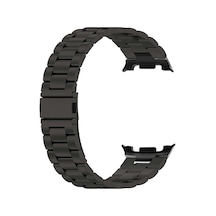Samsung Galaxy Watch 8 40mm Metal Stainless Steel İçin Kordon Siyah Galaxy Watch 8 40mm İle Uyumlu Kordon - Siyah Çok Renkli