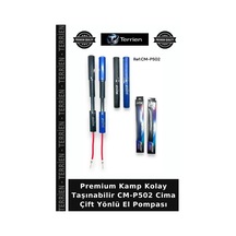 Premium Kamp Kolay Taşınabilir Cm-p502 Cima Çift Yönlü El Pompası Çok Renkli