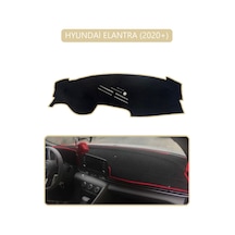 Hyundai Elantra 2020+torpido Koruma Halısı Bej Kenar
