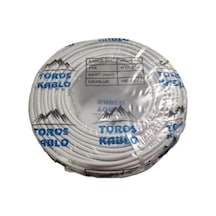 Toros Sinyal Kablosu 2x2,5 Cca Beyaz Top-100 Mt