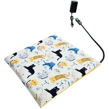 Kedi Minderi Isıtmalı Model 45x45cm 12v Adaptörlü Su Geçirmez Kdtes86