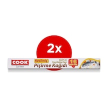Cook 16'li Kesilmis Pisirme Kagidi 42x37 CM 2'li Paket