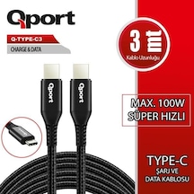 Qport 3metre Q-type-c3 Typec Görüntü Kablosu-213870