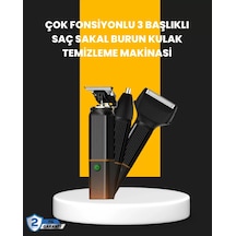 Usb-c Şarjlı 3 İn 1 Erkek Bakım Cihazı Sessiz Motorlu Saç Ve Sakal Kesme Makinesi Diğer