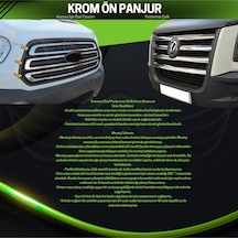 Renault Clio 4 2012+ Araca Özel Krom Ön Panjur A+
