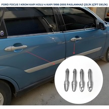 Ebal Otomotiv Ford Focus 1 Krom Kapı Kolu 4 kapı 1998-2005 P.Çelik (Çift Delik)