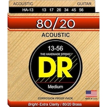 Dr Ha-13 Hi-beam 80/20 Akustik Gitar Teli Medium 13-56