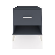 Kronos Komodin Tek Çekmeceli 60x59x64 Antrasit-antrasit Antrasit